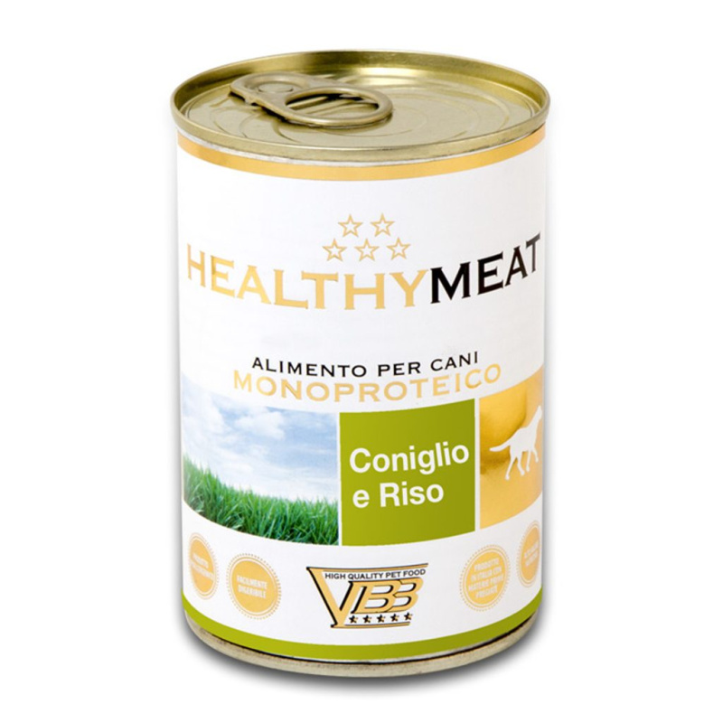 HEALTHY MEAT Dog králík & rýže 400g/24kart.