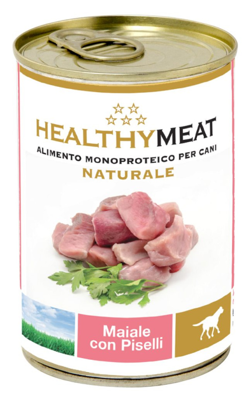 Healthy Healthymeat kousky vepřového masa s hráškem 400g