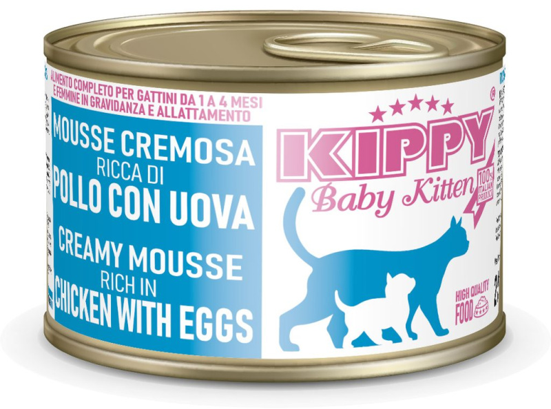 Kippy Baby Kitten krémová pěna s kuřetem pro kočky 200g