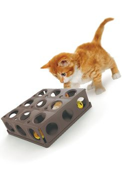 Tricky pohyblivá hračka pro kočky