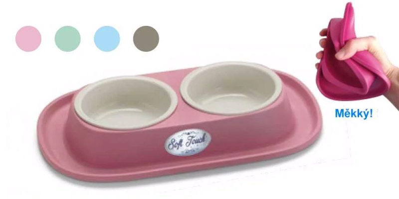 Dvojmiska plast soft touch