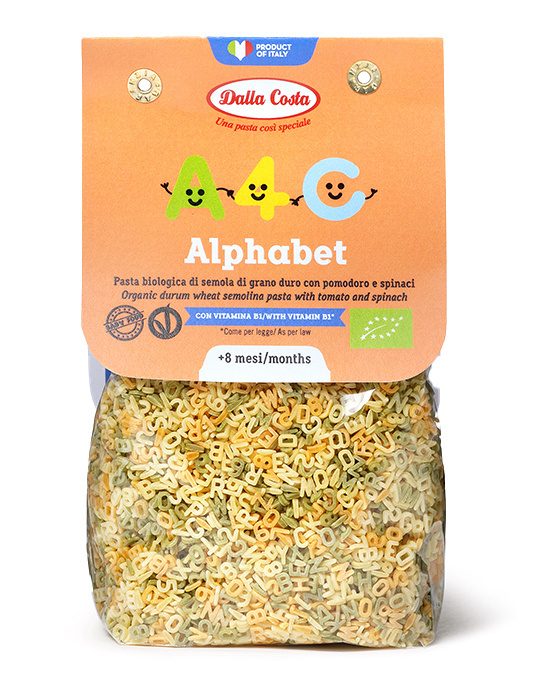Dalla Costa Bio dětské těstoviny abeceda (alphabet) 200g