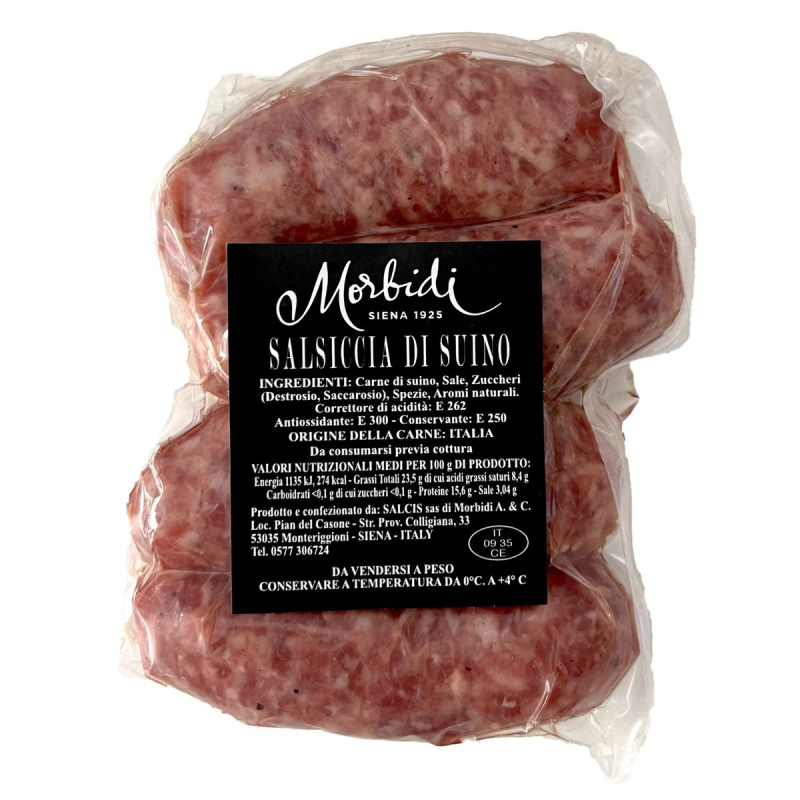 Morbidi Salsiccia di Suino klobásky