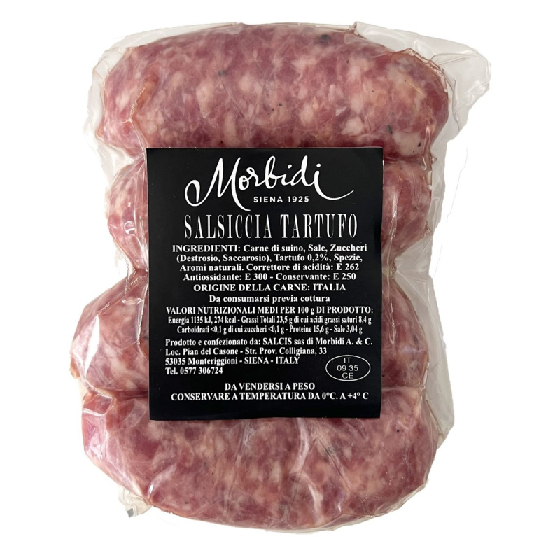 Morbidi Salsiccia s lanýžem klobásky