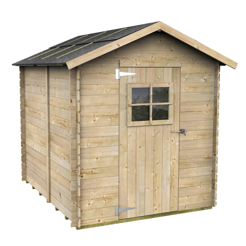 Twig Dřevěný zahradní domek BH16 Greta, přírodní, 178 x 218 cm
