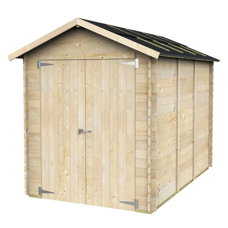 Twig Dřevěný zahradní domek BH16 Rubia, přírodní, 178 x 273 cm