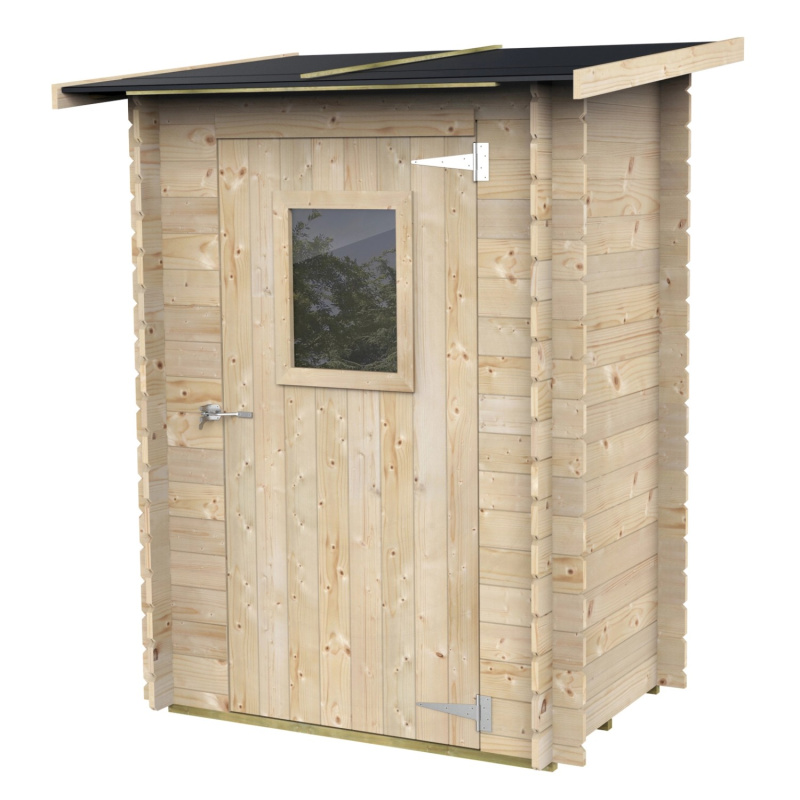 Twig Dřevěný zahradní domek BH19 Argenta, přírodní, 146 x 98 cm