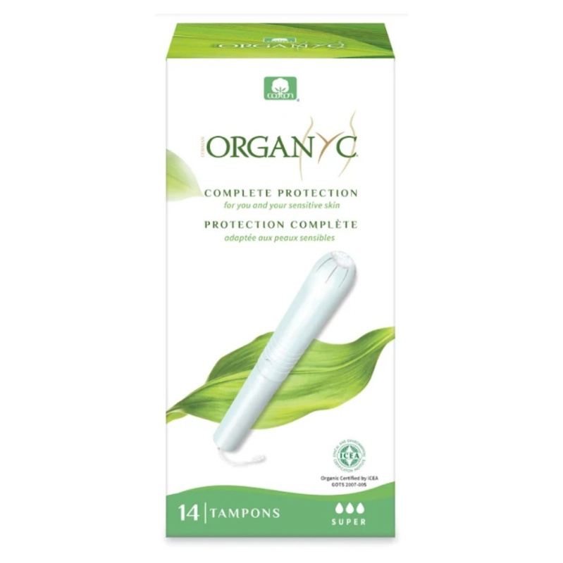 ORGANYC Tampony s aplikátorem SUPER, 14ks