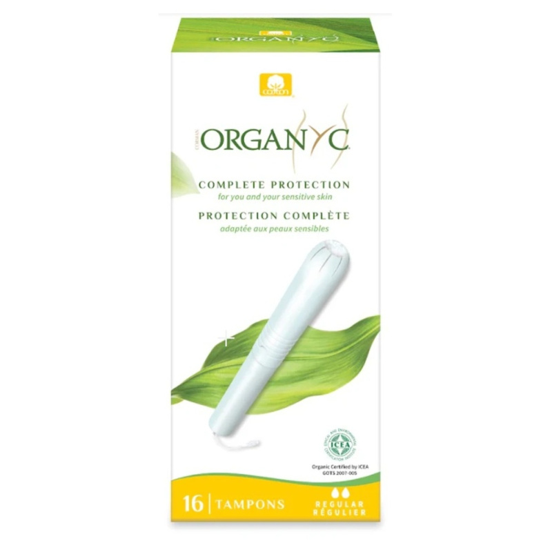 ORGANYC Tampony s aplikátorem REGULAR, 16ks