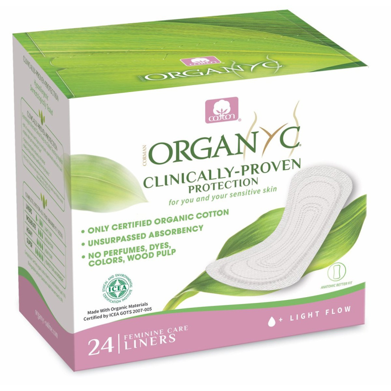 ORGANYC Dámské vložky slipové, 24ks