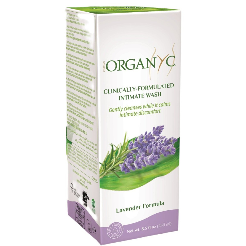 Organyc BIO Gel pro intimní hygienu s levandulí