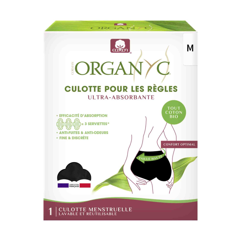 Organyc Menstruační kalhotky z bio bavlny - ultraabsorpční Velikost: S