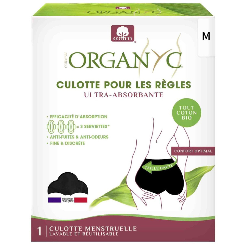 Organyc Menstruační kalhotky z bio bavlny - ultraabsorpční Velikost: M