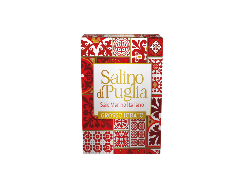 Salino di Puglia mořská sůl přírodní hrubá s jódem 1kg