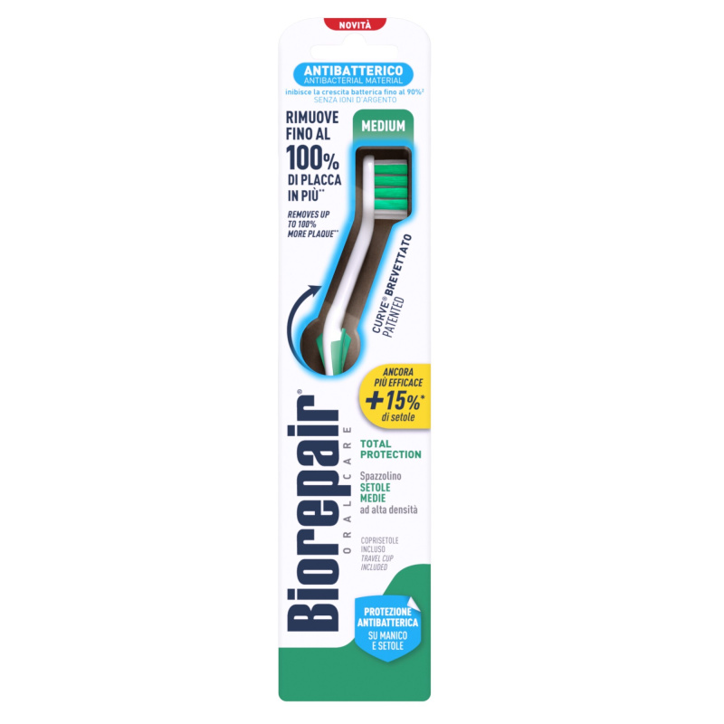 BIOREPAIR Total Zubní kartáček Medium 1 ks