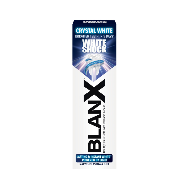 BlanX White Shock Instant White bělicí zubní pasta 75 ml