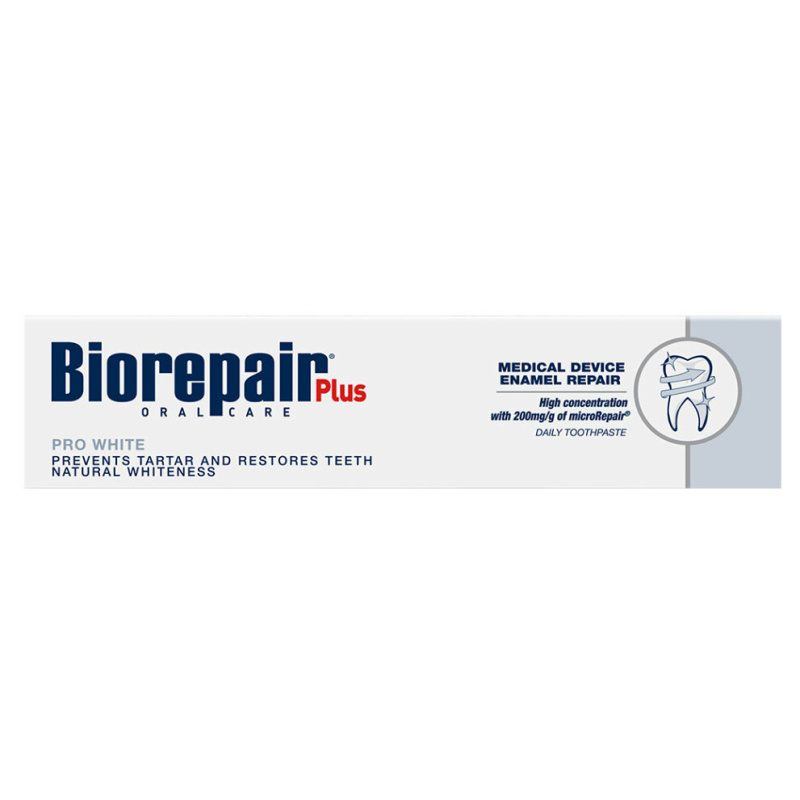 Biorepair Plus Pro White zubní pasta pro zářivý úsměv 75 ml