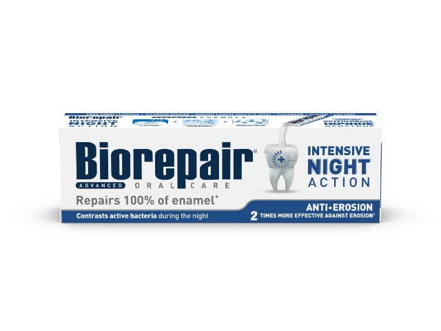 Biorepair Advanced Intensive Night intenzivní noční péče pro obnovení zubní skloviny 75 ml