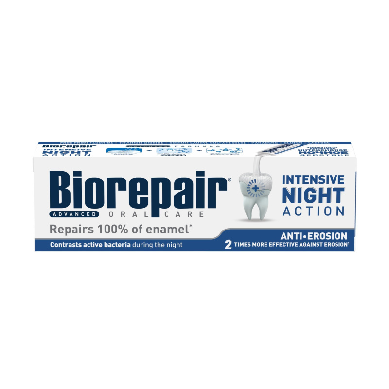 Biorepair Advanced Intensive Night intenzivní noční péče pro obnovení zubní skloviny 75 ml