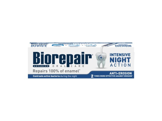 Biorepair Advanced Intensive Night intenzivní noční péče pro obnovení zubní skloviny 75 ml