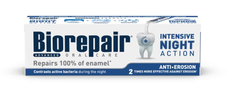 Biorepair Advanced Intensive Night intenzivní noční péče pro obnovení zubní skloviny 75 ml