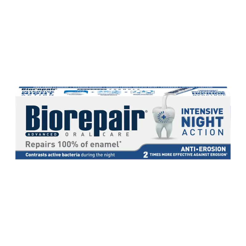 Biorepair Advanced Intensive Night intenzivní noční péče pro obnovení zubní skloviny 75 ml