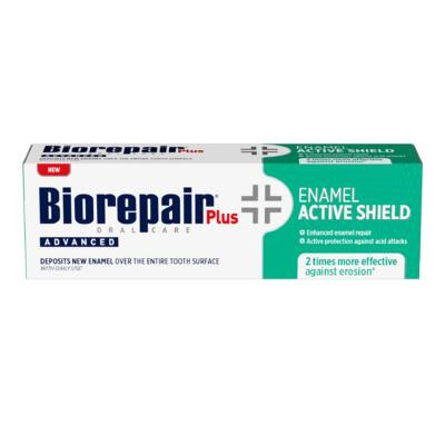 Biorepair Plus Advanced Active Shield zubní pasta chránící zubní sklovinu 75 ml