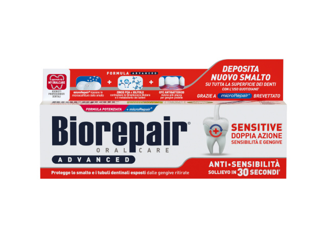 Biorepair Plus Advanced Sensitivity zubní pasta pro citlivé zuby 75 ml