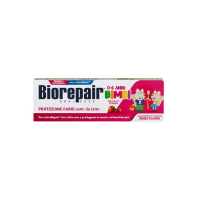 Biorepair Kids 0-6 Years zubní pasta pro děti Strawberry 50 ml