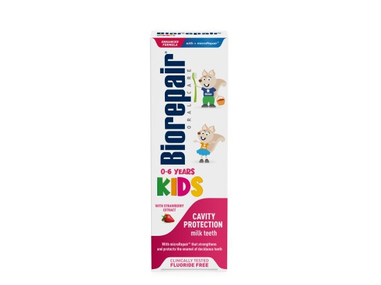 Biorepair Kids 0-6 Years zubní pasta pro děti Strawberry 50 ml
