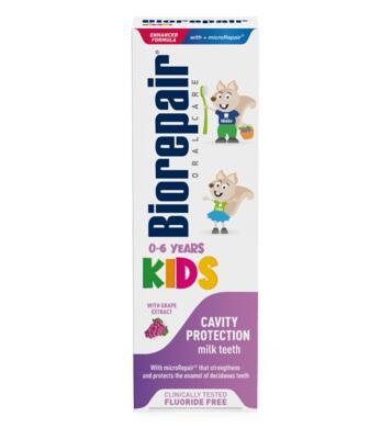 BIOREPAIR Kids Zubní pasta 0-6 let Hrozno 50 ml
