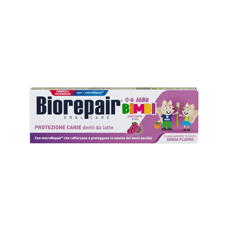 BIOREPAIR Kids Zubní pasta 0-6 let Hrozno 50 ml