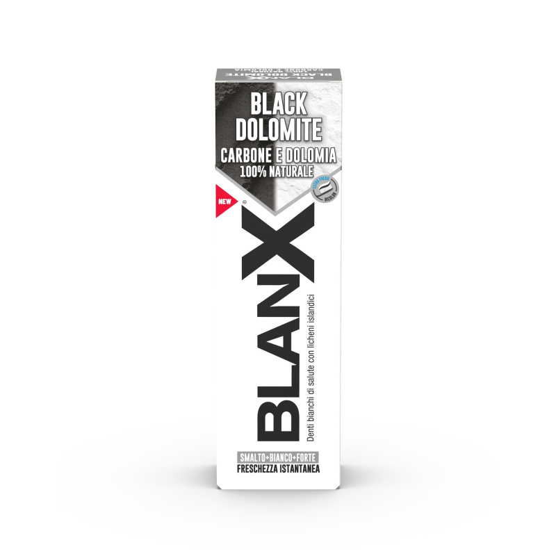 BlanX Black Dolomite bělicí zubní pasta s aktivním uhlím 75 ml