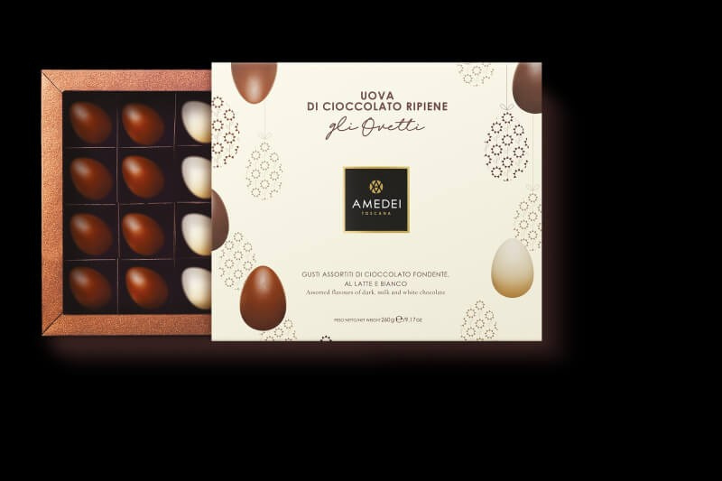 Egg Pralines - 117g/260g (AMEDEI) - 20 vajíček (260g) AMED9