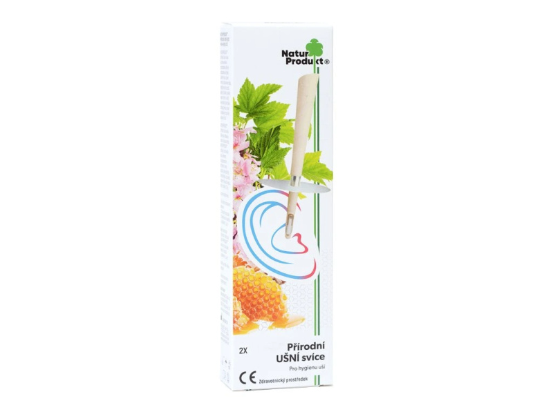 Naturprodukt Přírodní ušní svíce 2 ks