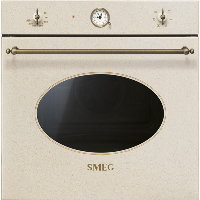 Smeg Vestavná trouba SF800, řady Coloniale, 60cm, enegr. tř. A, béžová SF800AVO