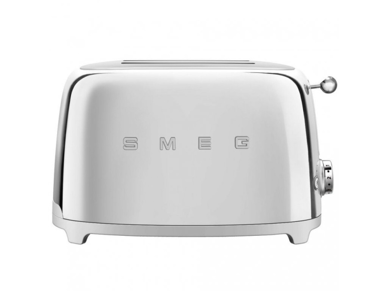 Smeg Toustovač TSF01, 2x2, 50's Retro Style, chromová TSF01SSEU
