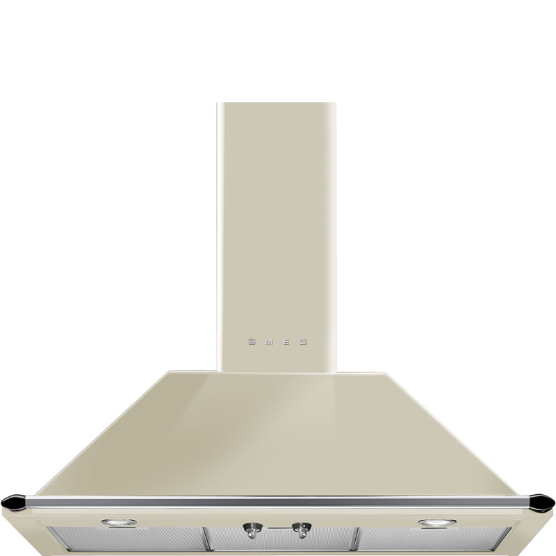 Smeg Komínový odsavač par Victoria, 90 cm, krémová KT90PE