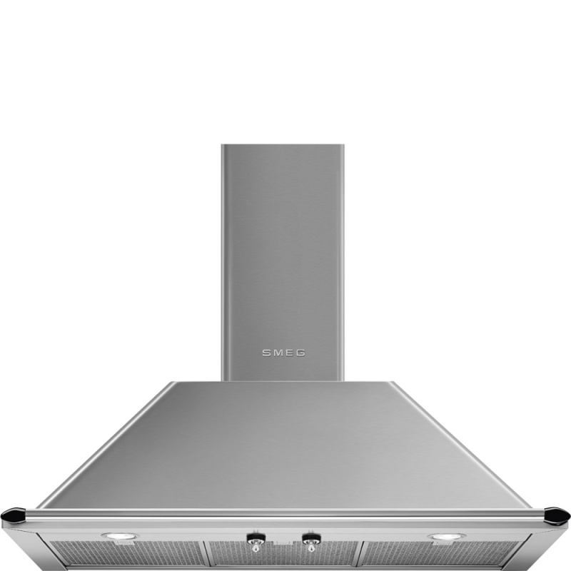 Smeg Komínový odsavač par Victoria, 90 cm, nerezová KTR90XE
