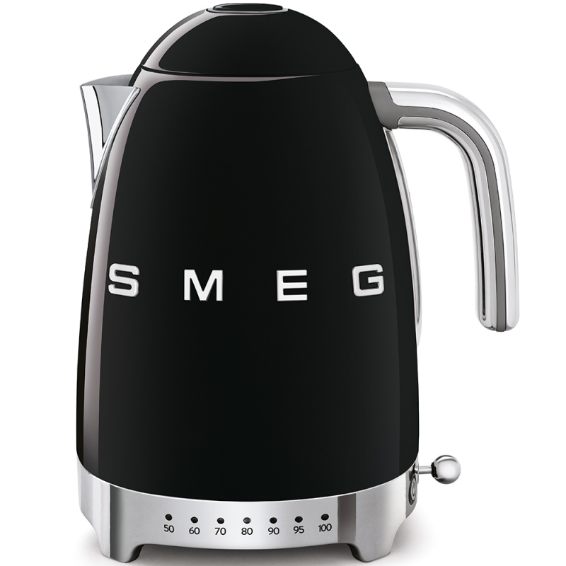 Smeg Rychlovarná konvice 50´s Retro Style, s regulací teploty, 1,7 l černá KLF04BLEU