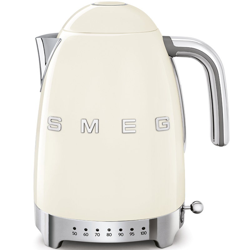 Smeg Rychlovarná konvice 50´s Retro Style, s regulací teploty, 1,7 l krémová KLF04CREU