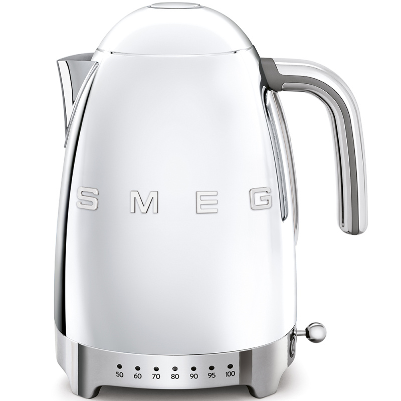 Smeg Rychlovarná konvice 50´s Retro Style, s regulací teploty, 1,7 l chromová KLF04SSEU