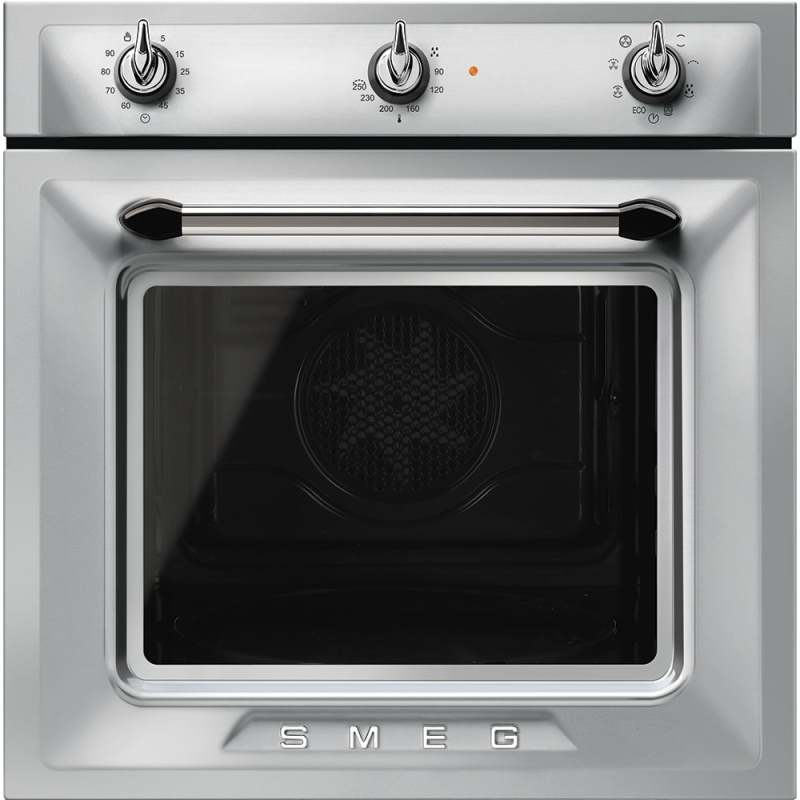 Smeg Vestavná horkovzdušná trouba Victoria SF6905, parní čistění, nerezová SF6905X1