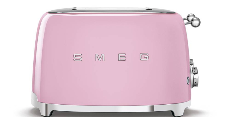 Smeg Toustovač 50´s Retro Style, 4x4, TSF03 růžový TSF03PKEU