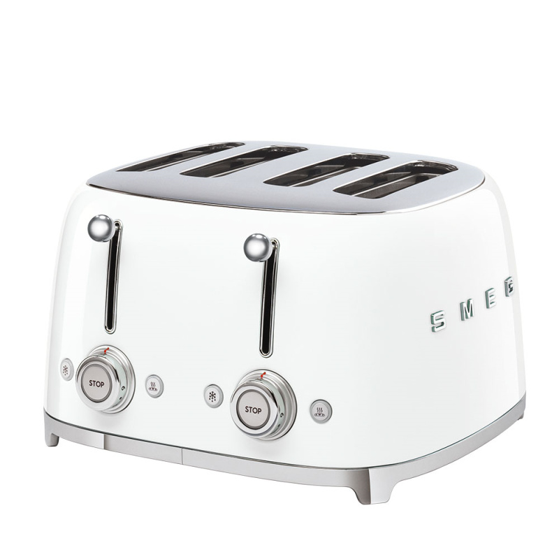 Smeg Toustovač 50´s Retro Style, 4x4, TSF03 bílý TSF03WHEU