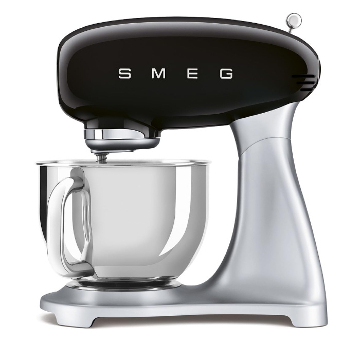 Kuchyňský robot Smeg 50's style SMF02BLEU / 800 W / 4,8 l / černá Varianta: ivi1