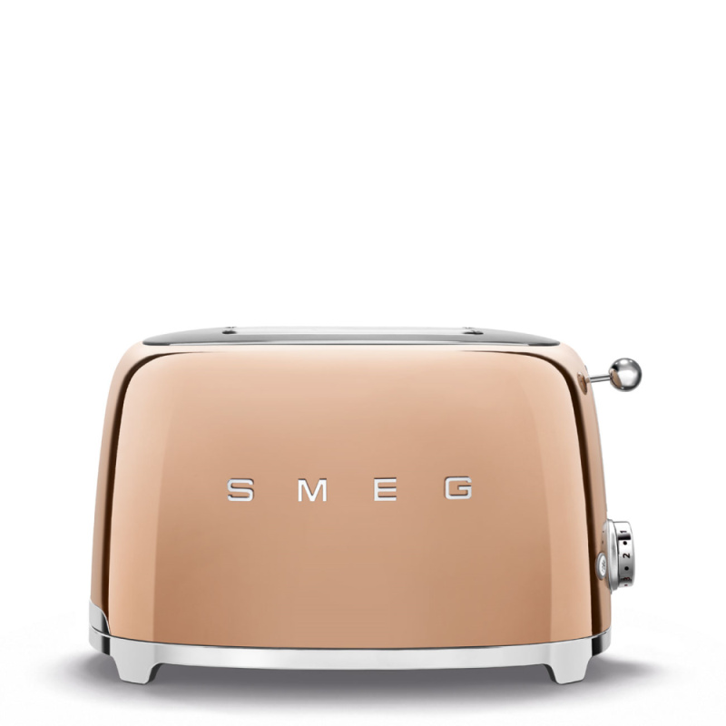 Smeg Toustovač TSF01, 2x2, 50's Retro Style, růžově zlatá TSF01RGEU