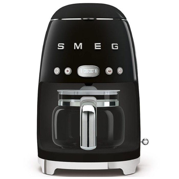 Smeg Překapávač na kávu 50´s Retro Style, černá DCF02BLEU