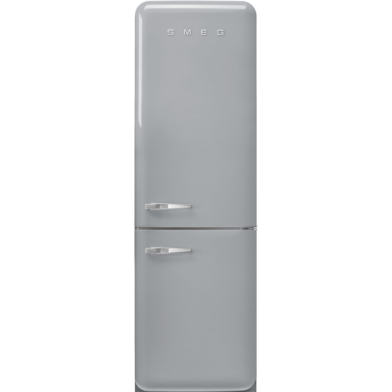 Smeg Lednice s mrazákem 50´s Retro Style FAB32 R, 234l/97l, pravostranné otvírání, stříbrná FAB32RSV5