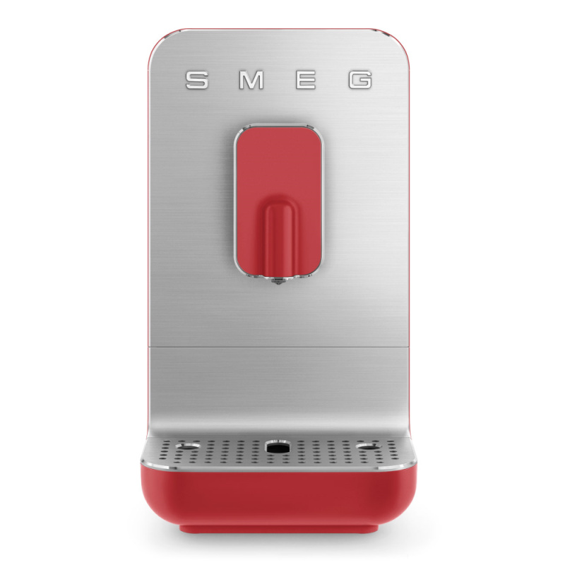 Smeg Automatický kávovar na espresso, červená BCC01RDMEU